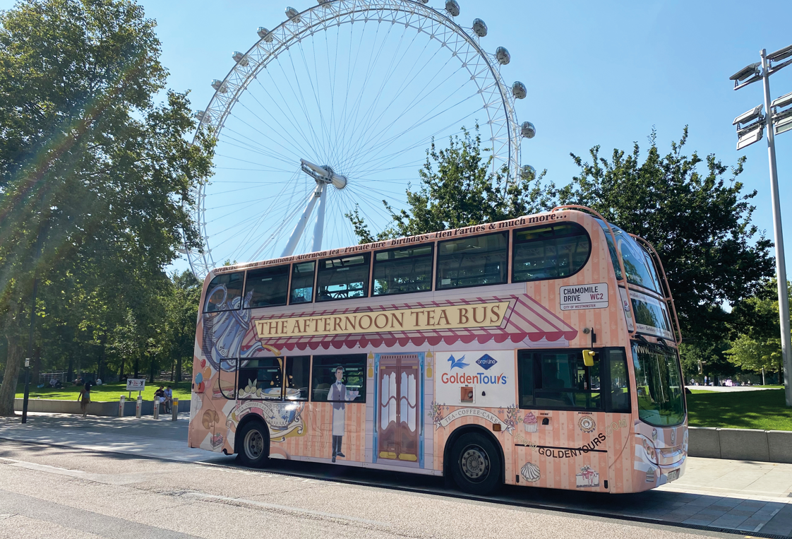 Afternoon Tea Bus with Panoramic Tour of London